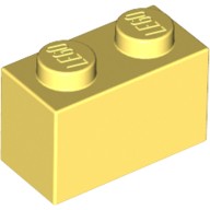 Lego BRICK 1X2, Cool yellow