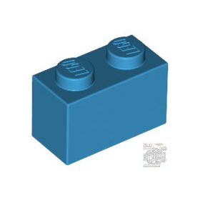 Lego Brick 1x2, Dark azur