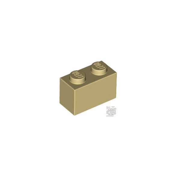 Lego Brick 1x2, Tan