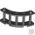 Lego Fence 4 x 4 x 2 Quarter Round Spindled with 2 Studs, Black