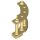 Lego Fence 4 x 4 x 2 Quarter Round Spindled with 2 Studs, Light yellow