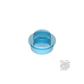 Lego Round Plate 1X1, Transparent blue