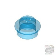 Lego Round Plate 1X1, Transparent blue