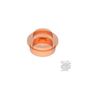 Lego Round Plate 1X1, Transparent fluorescent reddish orange