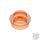 Lego Round Plate 1X1, Transparent fluorescent reddish orange