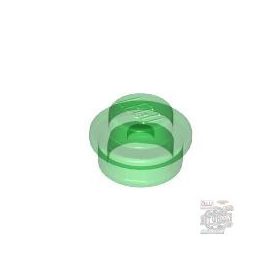 Lego Round Plate 1X1, Transparent green