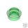 Lego Round Plate 1X1, Transparent green