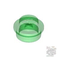 Lego Round Plate 1X1, Transparent green