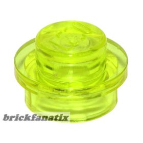 Lego Round Plate 1X1, Transparent neon green