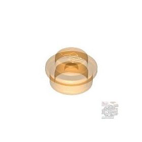 Lego Round Plate 1X1, Transparent orange