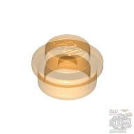 Lego Round Plate 1X1, Transparent orange