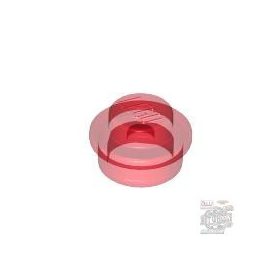 Lego Round Plate 1X1, Transparent red