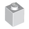Lego Brick 1 X 1, White