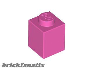 Lego BRICK 1X1, Dark rose
