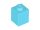 Lego BRICK 1 X 1, Medium azur