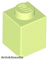 Lego BRICK 1X1, Yellowish green