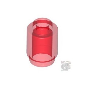 Lego Round Brick 1X1, Transparent red