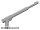 Lego Minifigure, Weapon Spear Gun with Rounded Trigger and Thin Spear Base, Flat silver