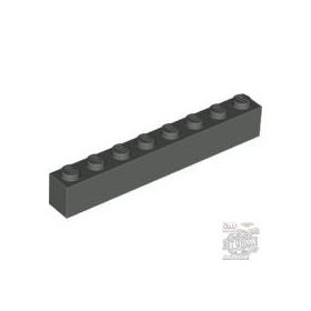 Lego Brick 1 X 8, Dark bluish gray