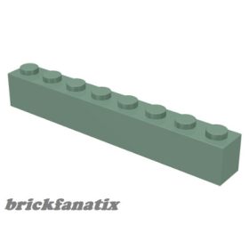 Lego Brick 1 x 8, Sand green