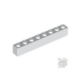 Lego Brick 1 X 8, White