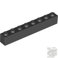 Lego Brick 1X8, Black