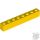 Lego Brick 1X8, Bright yellow