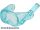 Lego Minifigure, Visor Scuba Diver Mask, Trans light blue