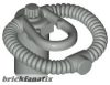 Lego Minifigure Breathing Apparatus, Scuba Regulator and Air Tank without Bar Holder, Light gray