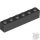 Lego Brick 1 X 6, Black