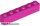 Lego Brick 1 X 6, Magenta