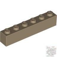 Lego Brick 1X6, Dark tan