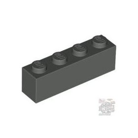 Lego Brick 1 x 4, Black