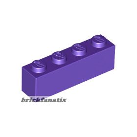 Lego Brick 1 X 4, Dark purple
