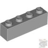 Lego Brick 1 X 4, Light bluish gray