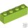 Lego Brick 1 x 4, Lime