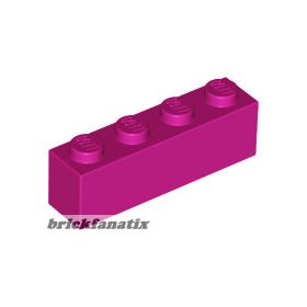 Lego Brick 1 x 4, Magenta