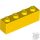 Lego Brick 1 x 4, Yellow