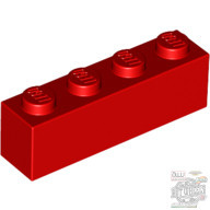 Lego BRICK 1X4, Bright red
