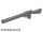 Lego Weapon Gun, Rifle, Dark gray