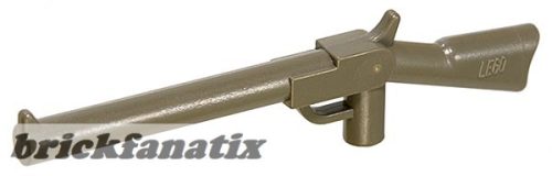 Lego Weapon Gun, Rifle, Dark gray ( Old dark gray )