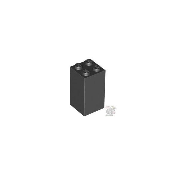Lego Brick 2X2x3, Black