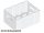 Lego Container, Crate 3 x 4 x 1 2/3 with Handholds, White