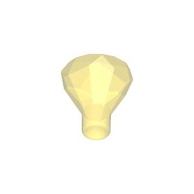 Lego Rock 1 x 1 Jewel 24 Facet, Transparent yellow