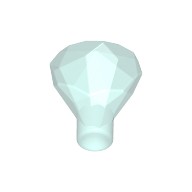 Lego DIAMOND WITH STICK, Transparent light blue