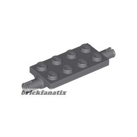Lego WHEEL SUSPENSION 2X4 W. SNAP, Dark grey