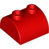 Lego BRICK 2X2 W. BOW AND KNOBS, Bright red