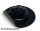 Lego figura Headgear Hat, Wide Brim Flat, Black