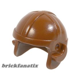 Lego Minifigure Headgear Cap, Aviator, Reddish brown