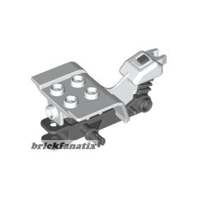 Lego Tricycle Body Top with Dark Bluish Gray Chassis, White